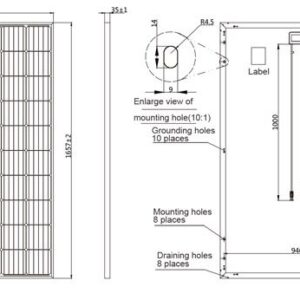 پنل خورشیدی 315 وات مونوکریستال JA SOLAR
