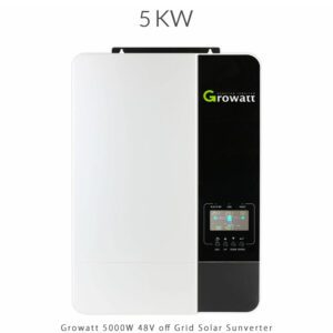 سانورتر 5 کیلووات، 48 ولت GROWATT مدل SPF 5000 ES به همراه ماژول WIFI