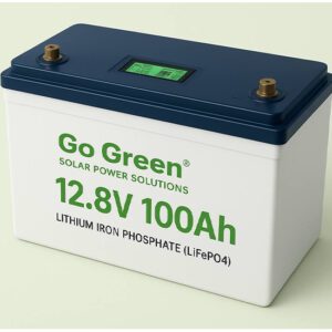 باتری لیتیوم 100 آمپر ساعت Go Green ولتاژ 12.8V