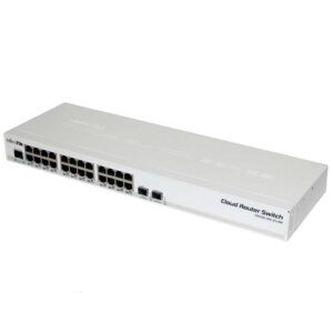 روتر سوئیچ میکروتیک مدل Crs 326_24G_2S+RM